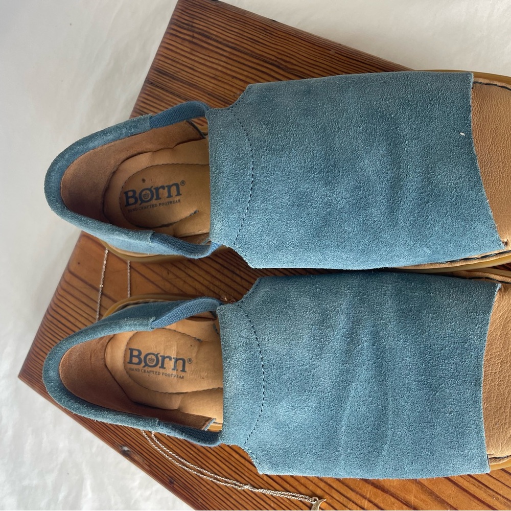 Leather Born Cove Modern | Hand-finished Real Suede Slip-ons | Size 7 | - Picture 10 of 12